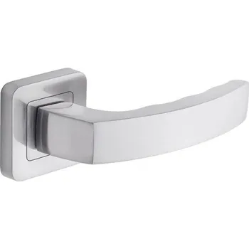 Dveřní kování Klika Mondo - kartáčovaný nikl (komplet 2ks)