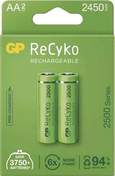 Článková baterie GP ReCyko HR06 AA 2450 2 ks
