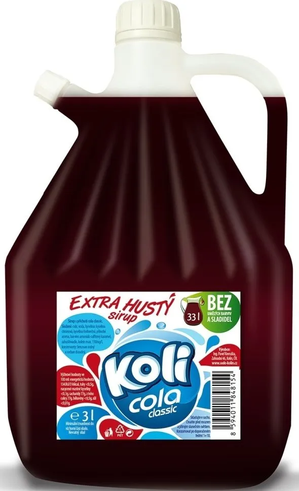 Foto Sirup Koli Cola Classic 3 l - Zbozi.cz