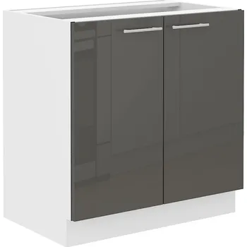 Kuchyňská skříňka Dřezová skříňka LARA GREY 80 ZL 2F BB