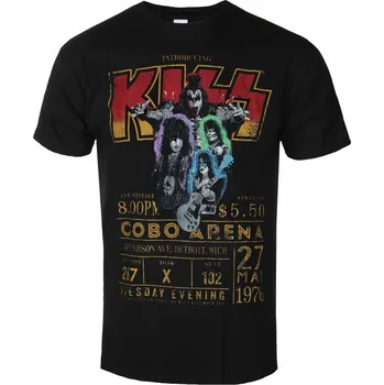 Oblečení a móda Tričko metal pánské Kiss - Cobra Arena '76 - ROCK OFF - KISSECOTS01MB - M