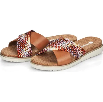 Dámské pantofle Dámské pantofle D4061-24 Remonte hnědá Barva: braun kombi, Velikost: 37