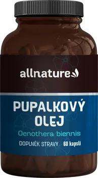 Přírodní produkt Allnature Pupalkový olej 60 cps.