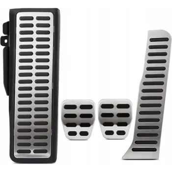 Pedálové obložení Sportovní pedály a opěrka nohy Volkswagen Golf VI (2008 - 2013) - manuál - sada 4 ks