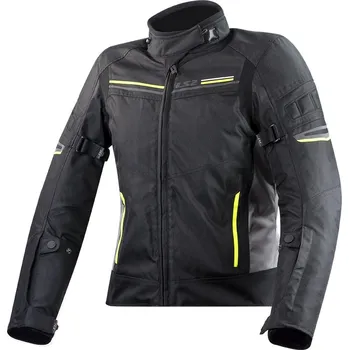 Moto bunda LS2 Dámská moto bunda Shadow Lady Black Titan černo-šedá - XL