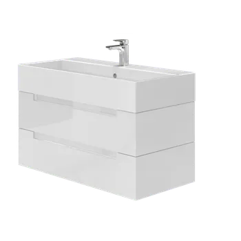 Koupelnový nábytek Lavedo Toscana White 100 koupelnová skříňka s umyvadlem