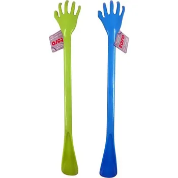 Příbor TORO DRBÁTKO NA ZÁDA A NAZOUVACÍ LŽÍCE 2 v 1, 49 CM, ASSORT