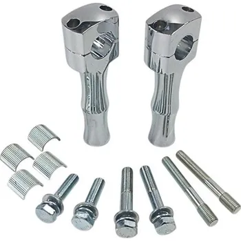 Řídítka Motorrad BURCHARD Nástavce řídítek Motorrad Burchard Custom Style 22/25,4mm, 130mm - chrom Chrom