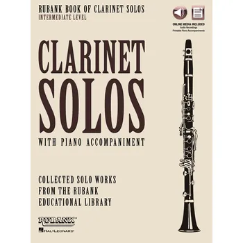 Rubank Book of Clarinet Solos - Intermediate Level - with Piano Accompaniment 983091