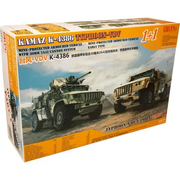 Plastikový model RPG Scale Model Kamaz K-4386 Typhoon-VDV 1:35