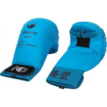 TOKAIDO KANJI RUKAVICE NA KARATE WKF approved Barva: Modrá, Velikost: S