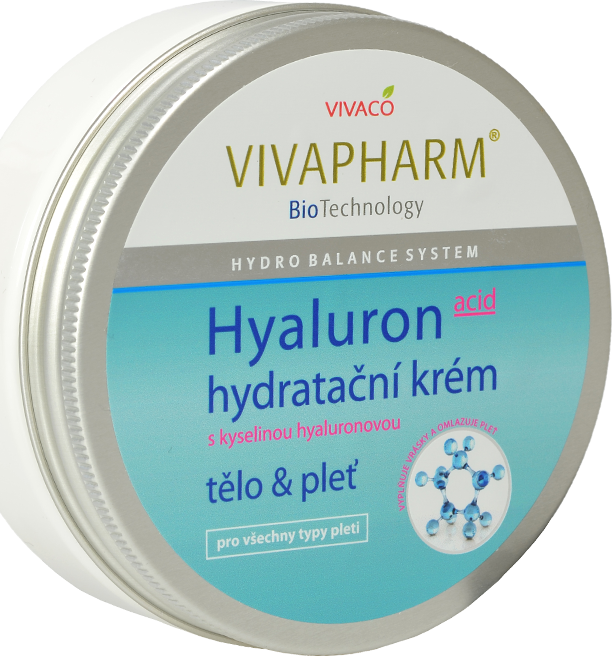 Vivaco INTENZIVNÍ KRÉM S KYSELINOU HYALURONOVOU 200 ml