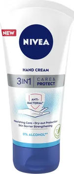 Péče o ruce Nivea Care & Protect 3in1 hydratační a vyživující krém na ruce 75 ml