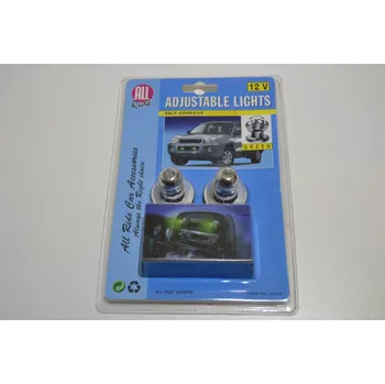 Osvětlení pro motocykl All Ride Adjustable Lights - ozdobná LED světla - 2ks zelená