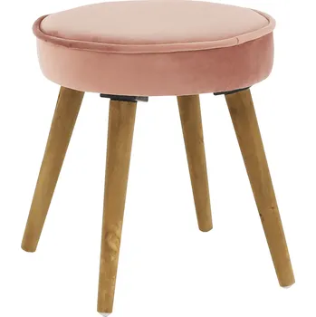Taburet Tempo Kondela Saida růžový/hnědý