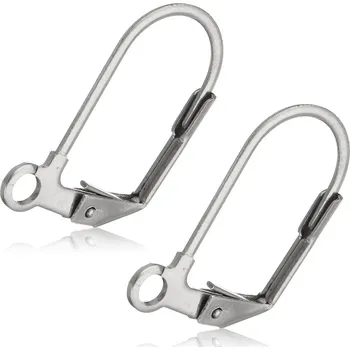 Materiál na výrobu šperku Šperky4U Ocelové náušnicové zapínání uzavřené - dámský patent - 1 kus - OK1177