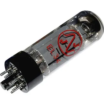 Elektronka BTB Vertrieb EL 34 = 6 CA 7 elektronka výstupní pentoda 250 V Pólů: 7 Typ patice: Oktal Množství 2 ks