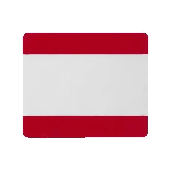 Uzavřená samolepicí podlahová kapsa, 1/3 A4, červená