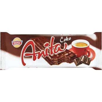 Sedita Anita Čoko tmavé oplatky s čokoládovou náplní 50 g