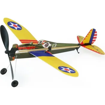 autíčko Vilac Stavebnice letadla s natahovací vrtulí zelená V3211-1-BZ