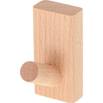 Věšák KIK KX5531 Dřevěný háček na klíče