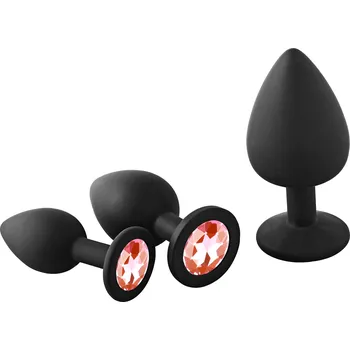 Anální šperk Dream Toys Fantasstic Anal Training Kit Red Stone