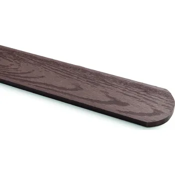 Plotovka Gutta Guttafence WPC oboustranný dekor půlkulatá 71 x 11 x 1800 mm tmavě hnědá