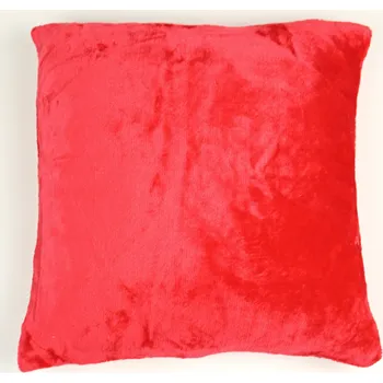 Povlečení UNI Povlak na polštářek mikroplyš ČERVENÝ 40 x 40