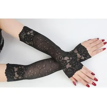 Rukavice Krajkové bezprsté rukavičky ve dvou barvách Barva: Tělová