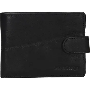 Peněženka Pánská kožená peněženka SendiDesign Robert - černá