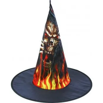 Karnevalový doplněk Klobouk čarodějnice Halloween pro dospělé