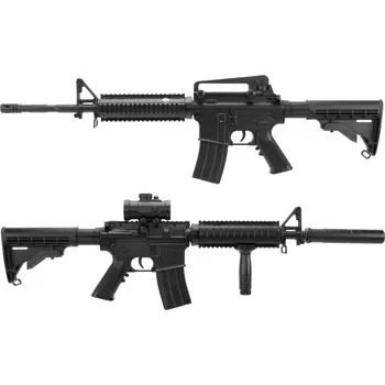 Airsoftová zbraň Double Eagle Airsoftová zbraň M4 RIS M83A2, kompletní set s příslušenstvím