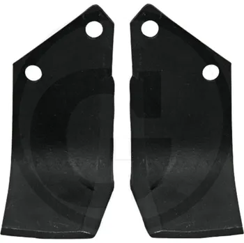 Pracovní nůž Frézovací nůž pravý zahnutý 203 x 135 x 105 x 8 mm pro Kuhn půdní frézy, rotavátory