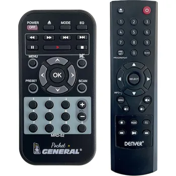 Dálkový ovladač DENVER MRD-52 - dálkový ovladač duplikát
