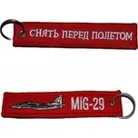 Klíčenka MIG-29/RBF ČERVENÁ