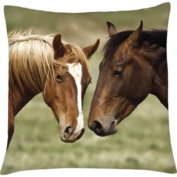 Polštář Polštář s motivem koně 06 Mybesthome 40x40 cm Varianta: Povlak na polštář s výplní, 40x40 cm