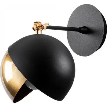 Nástěnné svítidlo Nástěnná lampa Berceste černá/zlatá