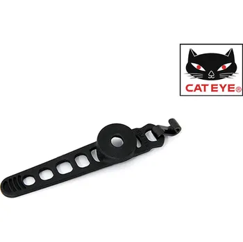 Cyklistika CATEYE Gumička s háčkem pro světlo Orb (5442810) (černá)