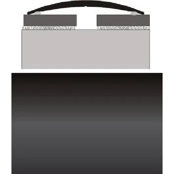 Podlahová lišta Přechodová lišta oblá Profilteam E03 Bronz samolepicí 100 mm 100 cm