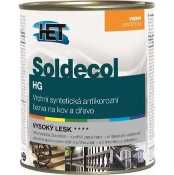 barva na kov Het Soldecol HG 4550 modrý tmavý 5 L