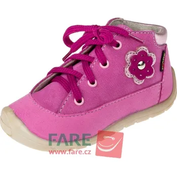 Dámská zdravotní obuv Fare bare celoroční 5023251 fuchsiové na tkaničky Velikost EU: 20, vnitřní délka: 132, vnitřní šířka: 60