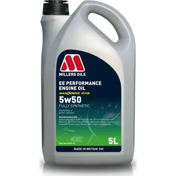 Auto-moto Millers Oils EE Performance 5W-50 5l