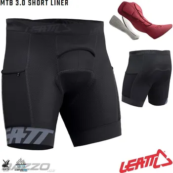 Cyklistické kalhoty MTB vložka do kraťasů Leatt MTB 3.0 Short Liner Black 36