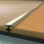 Döllken Přechodová lišta titanová samolepící 2,7 m x 40 mm