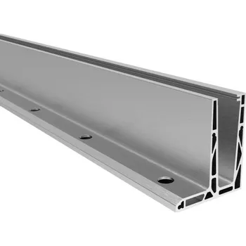 Celoskleněné zábradlí - profil dutý - vrchní kotvení