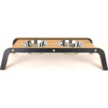 Playwoodworks Miska Table Double 2,8l černá