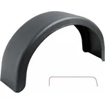 Blatník plast 13“/200 mm DOMAR černý oblý