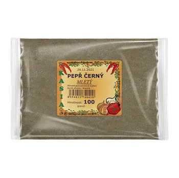 Koření Vera Gurmet Pepř černý mletý 100g