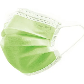 Vyšetřovací rukavice UNIGLOVES Limetkové roušky Profil Plus, 50 ks Barva: limetková