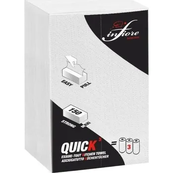 Papírový ručník Ručníky papírové Celtex Infiore Quick, 25x30 cm, 16x150 ks